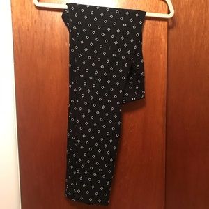 Lularoe TC leggings black & white